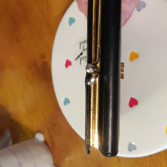 Salvatore Ferragamo Black Wallet with Gold Hardware - Picture 8 of 16